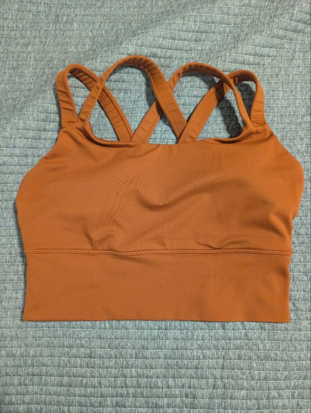 Senita Athletics Sierra Sports Bra - Rust Orange